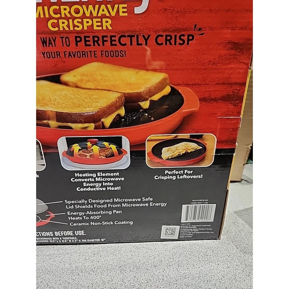 Heatwave Microwave Crisper Ceramic 12.5 Diameter‎ New In Package